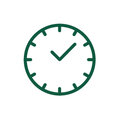 Icon Uhr für die Geschäftszeiten der Bamboo Health Care GmbH.