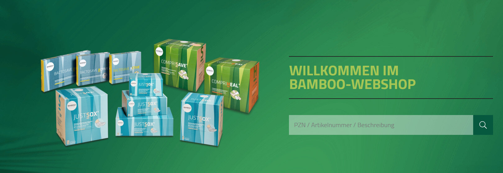 Ein Screenshot des Login-Bereichs des Bamboo Webshops. | © Bamboo Health Care GmbH